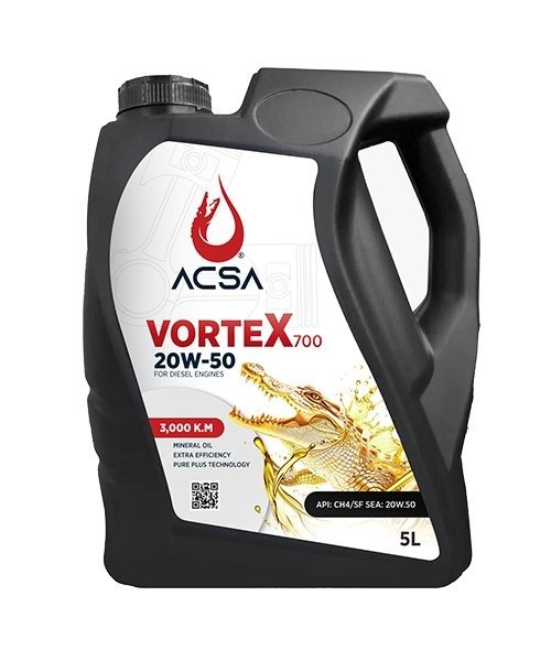 زيت محرك ديزل 5لتر (20W-50)فورتكس 700من أكسا